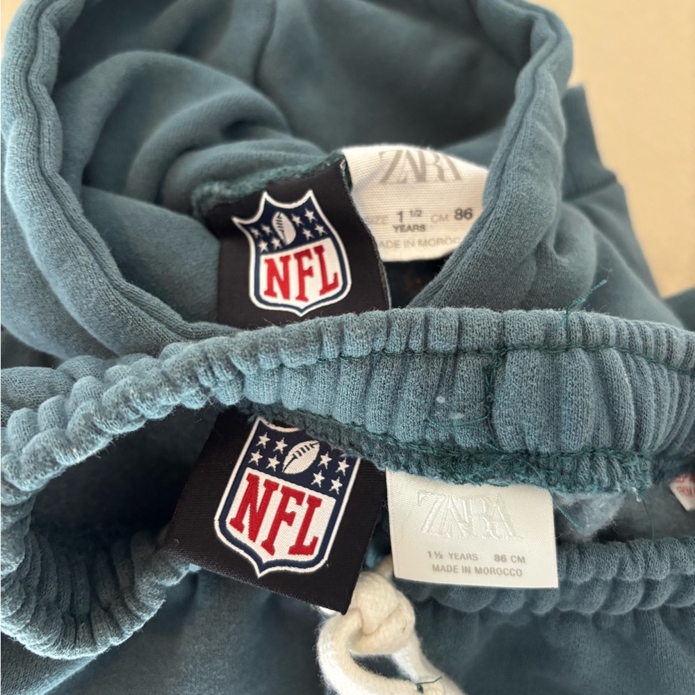 Zara Teal EAGLES Hoodie and Sweats